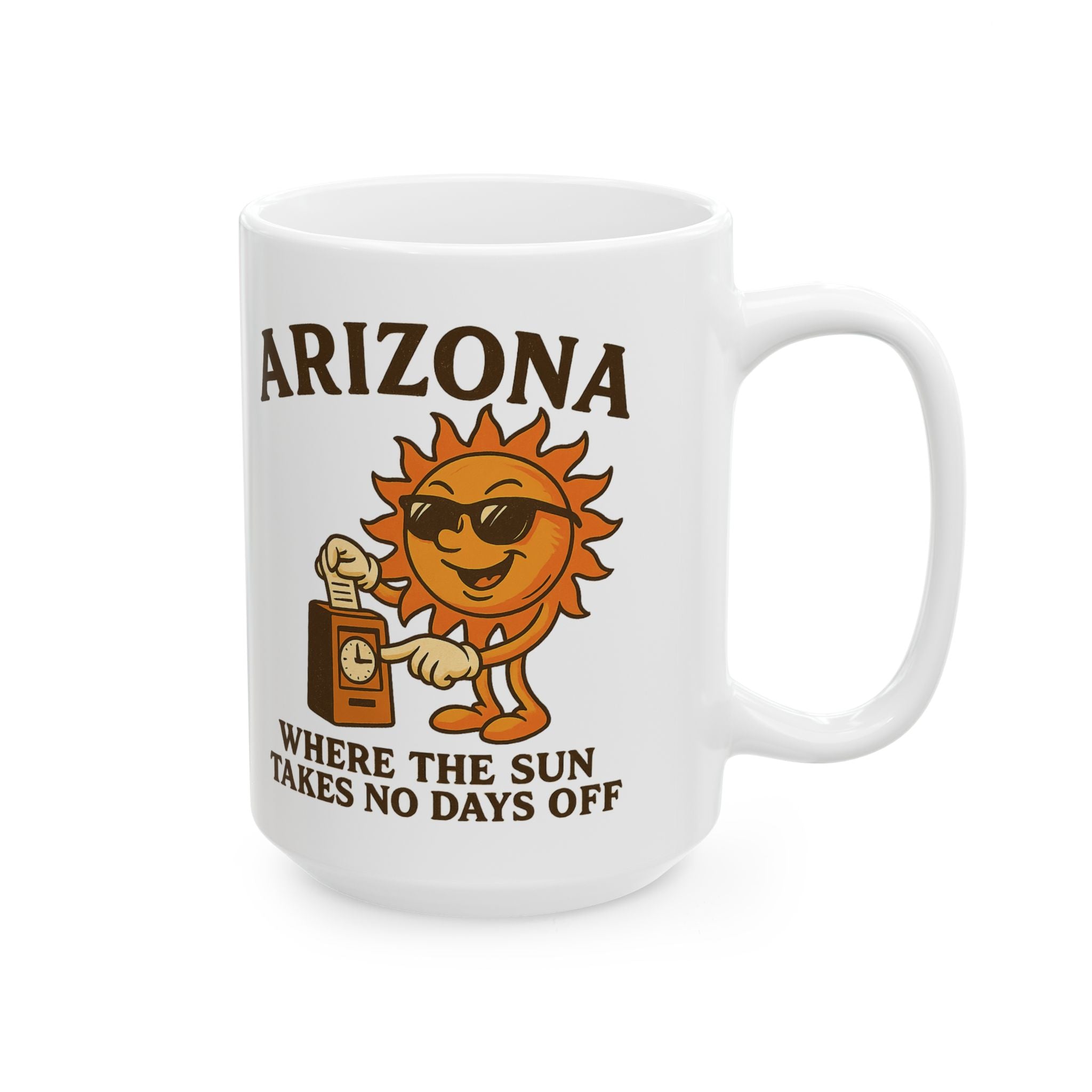 "Where the Sun Takes No Days Off" — front view 2