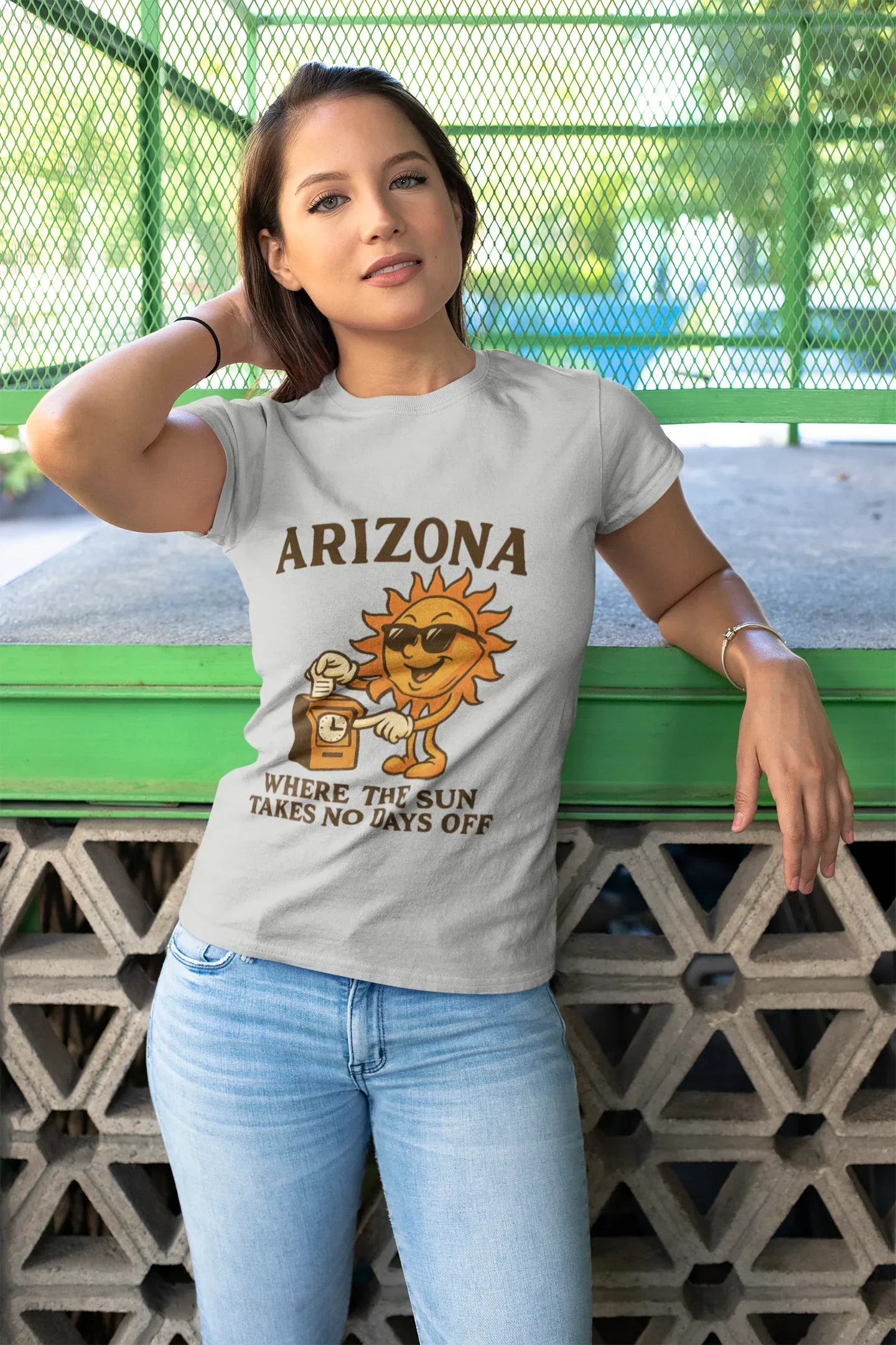 "Where the Sun Takes No Days Off" - Arizona Tee Shirt Company